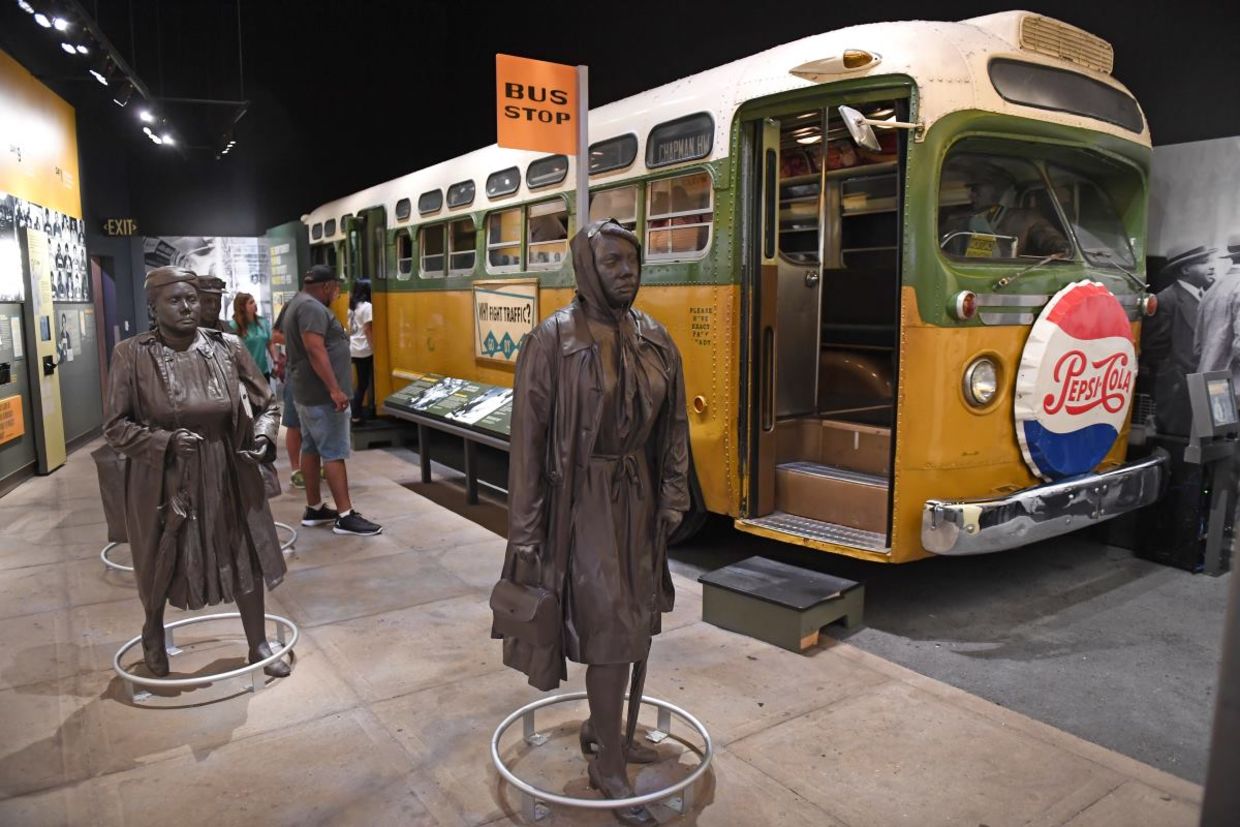 Display at The National Civil Rights Museum.