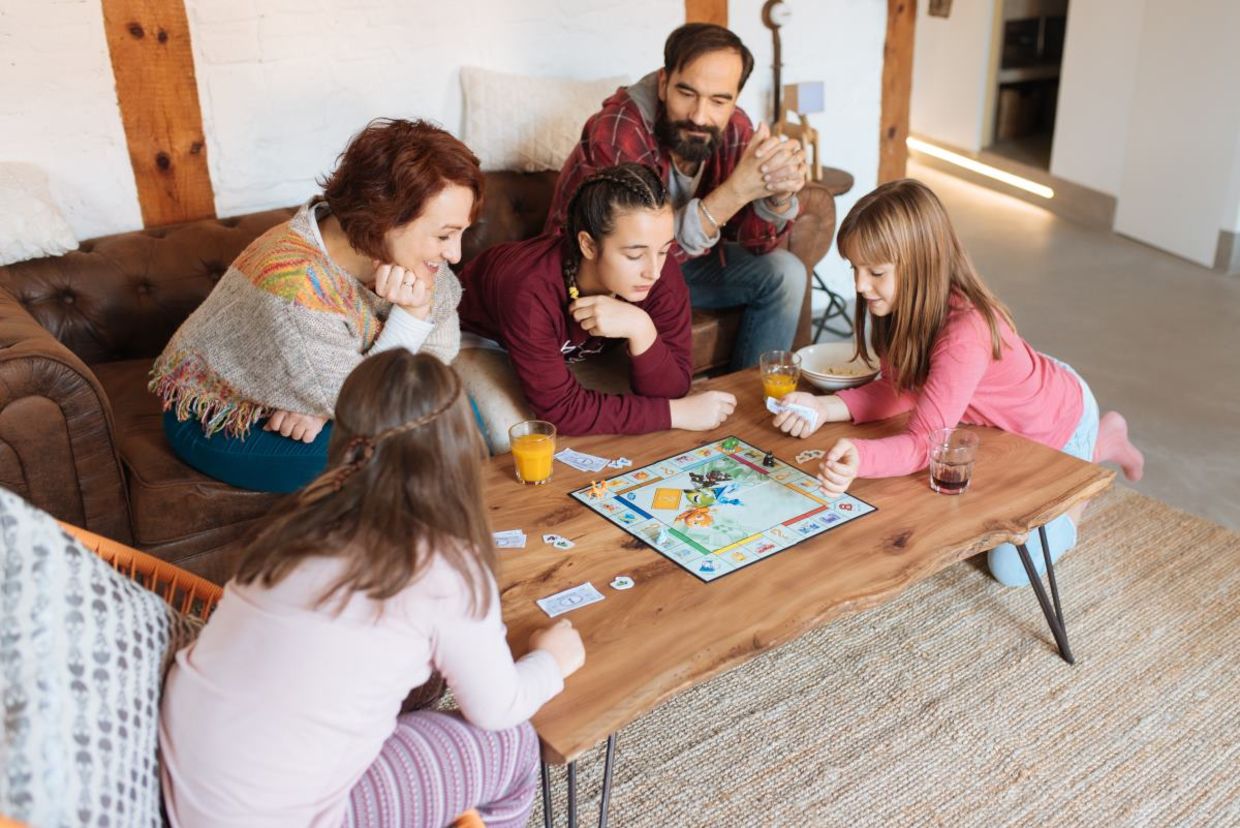 Family game night.