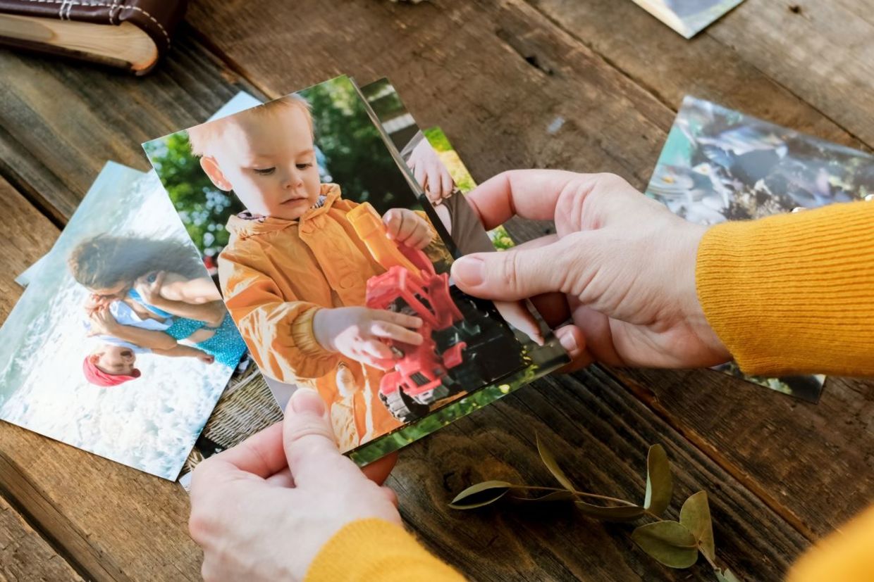 Looking at photographs brings back cherished memories.