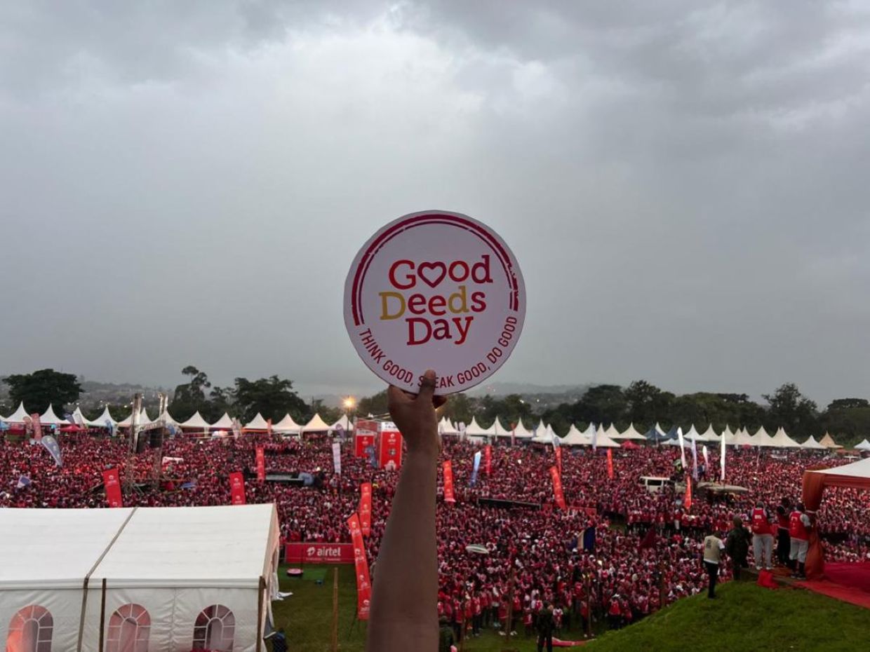 Good Deeds Day in Uganda brought communities together. Good Deeds Day in Uganda brought communities together.