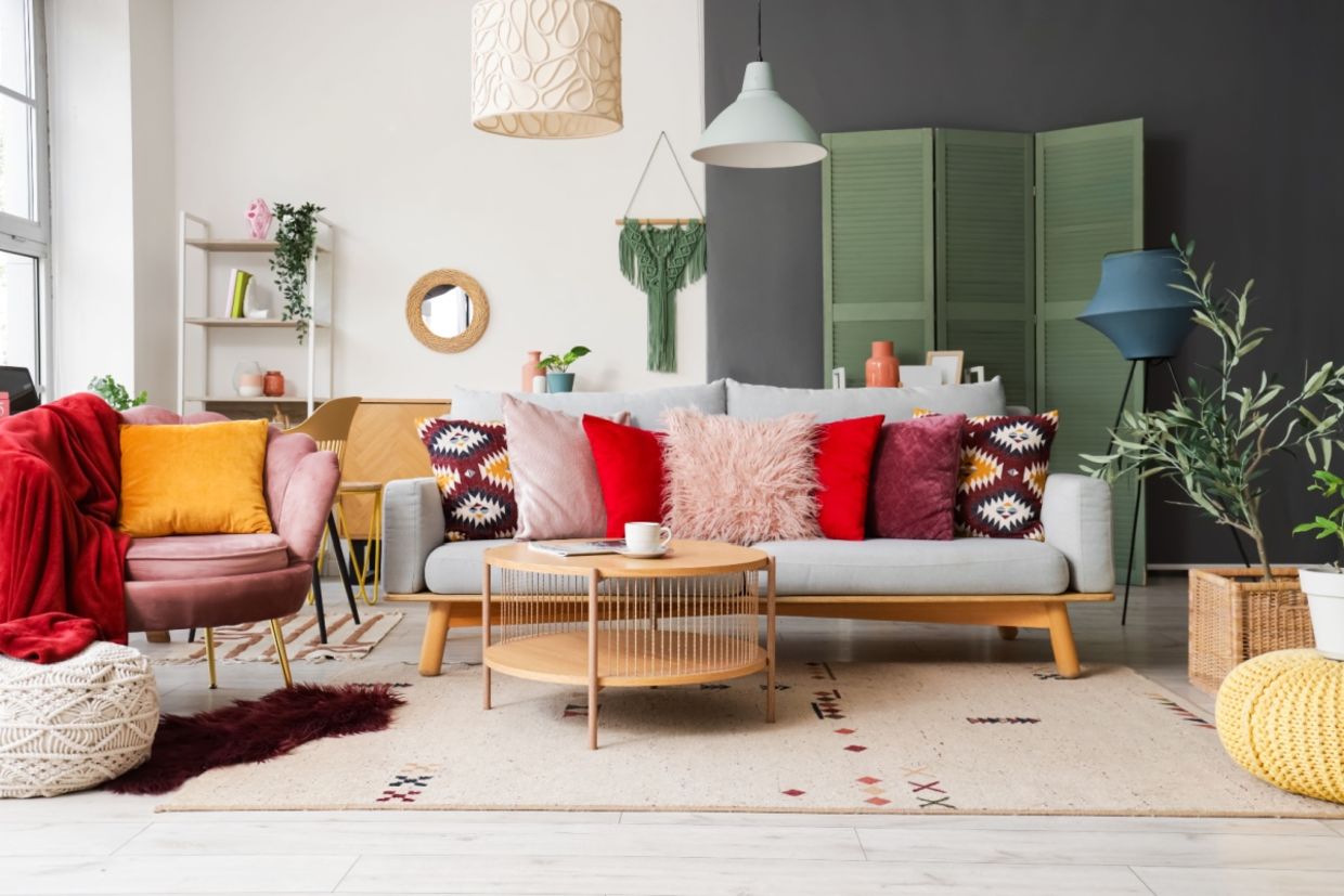 Interior of a stylish living room. Interior of a stylish living room.