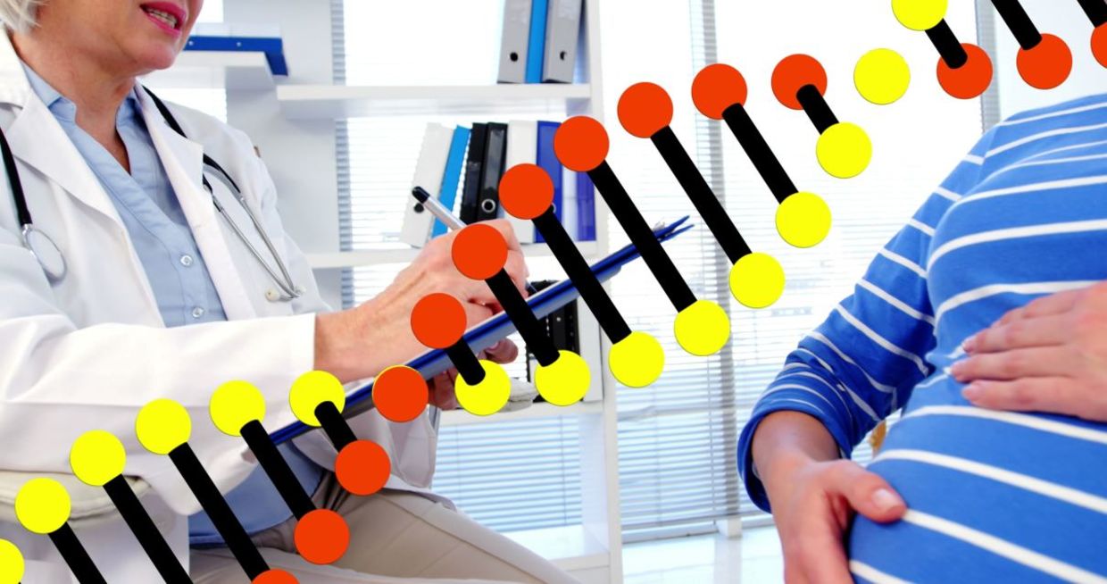 Genetic testing during pregnancy. Genetic testing during pregnancy.